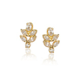 Gold Plated Zircon Pendant Necklace Set
