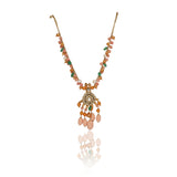 Gold Plated Kundan Necklace Set