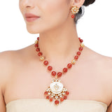 SHAGUN KUNDAN PENDANT SET