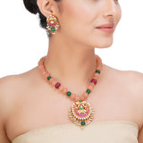 SHAGUN KUNDAN CHAND NECKLACE SET