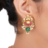 SHAGUN KUNDAN CHAND NECKLACE SET
