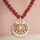 SHAGUN CHAND KUNDAN PENDANT SET