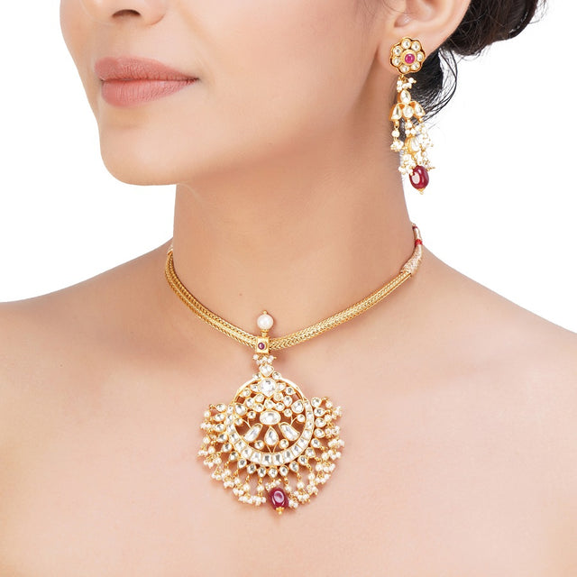 SHAGUN CHAND KUNDAN NECKLACE SET