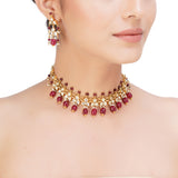 SHAGUN MATSYA CHOKER KUNDAN SET
