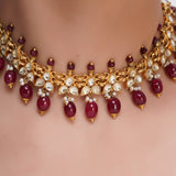 SHAGUN MATSYA CHOKER KUNDAN SET