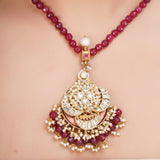 SHAGUN SHIFA KUNDAN PENDANT SET
