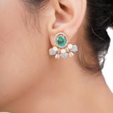 HEERA FLOWER ZIRCON PENDANT SET
