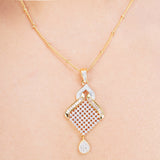 HEERA ZIRCON PENDANT SET