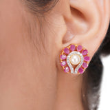 HEERA PEARLS ZIRCON PENDANT SET