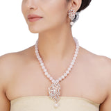 HEERA TASSLE ZIRCON PENDANT SET
