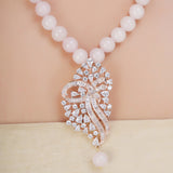 HEERA TASSLE ZIRCON PENDANT SET