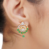 HEERA GREEN ZIRCON PENDANT SET