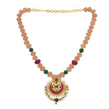 SHAGUN KUNDAN CHAND NECKLACE SET
