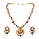 SHAGUN KUNDAN CHAND NECKLACE SET