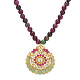 SHAGUN ADYA KUNDAN PENDANT SET