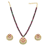 SHAGUN ADYA KUNDAN PENDANT SET