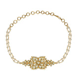 SHAGUN CRESENT CHOKER KUNDAN SET