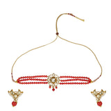 SHAGUN FLOWER KUNDAN CHOKER SET