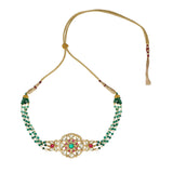 SHAGUN KUNDAN FLOWER CHOKER SET