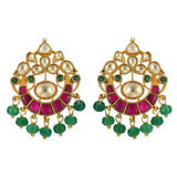 SHAGUN KUNDAN FLOWER CHOKER SET