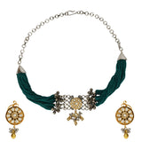 SHAGUN SILVER KUNDAN CHOKER SET