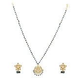 SHAGUN CHAND FLOWER KUNDAN PENDANT SET