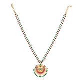 SHAGUN KUNDAN CHAND PENDANT SET