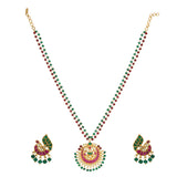 SHAGUN KUNDAN CHAND PENDANT SET