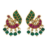 SHAGUN KUNDAN CHAND PENDANT SET