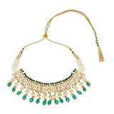 SHAGUN SQUARE KUNDAN CHOKER  SET