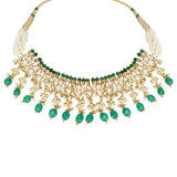 SHAGUN SQUARE KUNDAN CHOKER  SET