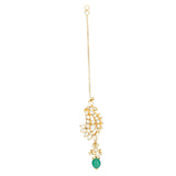 SHAGUN GOLD PLATED KUNDAN NECKLACE SET