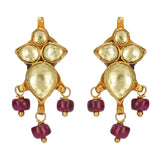SHAGUN KUNDAN RUBY CHAND PENDANT SET