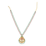 SHAGUN KUNDAN CHAND PENDANT SET