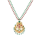 SHAGUN KUNDAN CHAND PENDANT SET