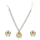 SHAGUN KUNDAN CHAND PENDANT SET