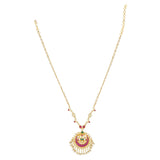 SHAGUN KUNDAN CHAND NECKLACE SET