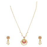 SHAGUN KUNDAN CHAND NECKLACE SET