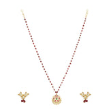 SHAGUN ARUNIMA KUNDAN PENDANT SET