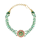 SHAGUN FLOWER KUNDAN CHOKER SET