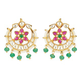SHAGUN FLOWER KUNDAN CHOKER SET