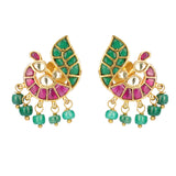 SHAGUN PEACOCK KUNDAN CHOKER SET