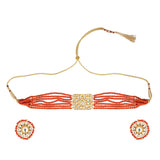 SHAGUN KUNDAN SQUARE CHOKER SET