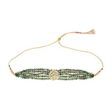 SHAGUN PEACOCK CHOKER KUNDAN SET