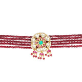 SHAGUN FLOWER KUNDAN CHOKER SET