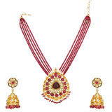 SHAGUN PAN KUNDAN PENDANT SET