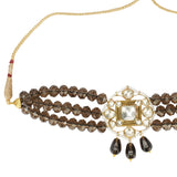 SHAGUN FLOWER KUNDAN CHOKER SET