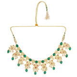 SHAGUN FLOWER KUNDAN NECKLACE SET