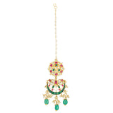 SHAGUN FLOWER KUNDAN NECKLACE SET