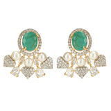 HEERA FLOWER ZIRCON PENDANT SET